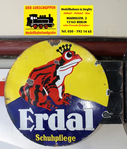 1920er emailschild erdal - 1920er,
