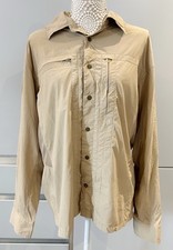 Mountain HardWear Hemd Herren L Langarm Knopfleiste Beige Caped & Belüftet