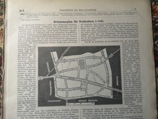 RK/1905 ZB 2 Waldenburg Schlesien Bebauungsplan Wałbrzych ...