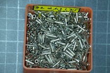 500 Stück Hohlnieten D2mm L7,5mm d 1,2 Kopf 3mm