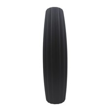Keramik vase gerillt schwarz - keramik,