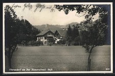Oberaudorf am Inn, Riemerschmid-Stift im Grünen, Ansichtskarte 1928 