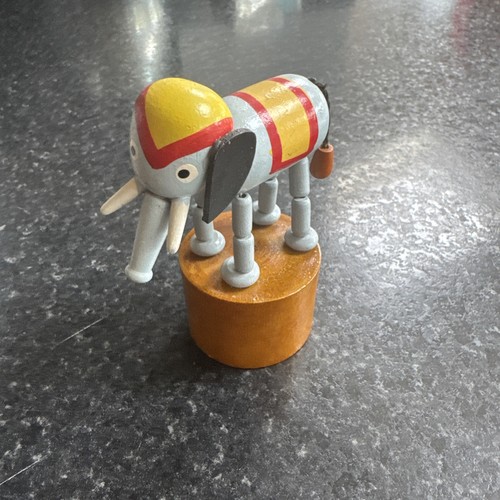 Elefant holz druckknopf puppe - druckknopf,