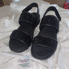 Skechers Damen Sandalen Arch Fit, Größe 42 Schwarz