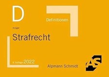Definitionen Strafrecht Buch