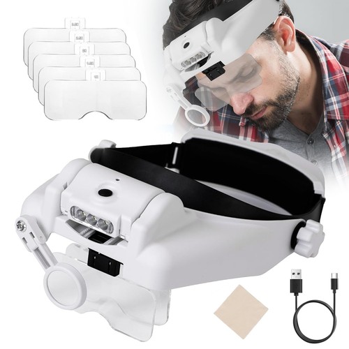 Lupenbrille mit licht led - lupenbrille,