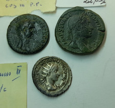 RÖMISCHE KAISERZEIT lot 3 stk. antike münzen  sesterz as denar xxxxxxxxxxxxxxx