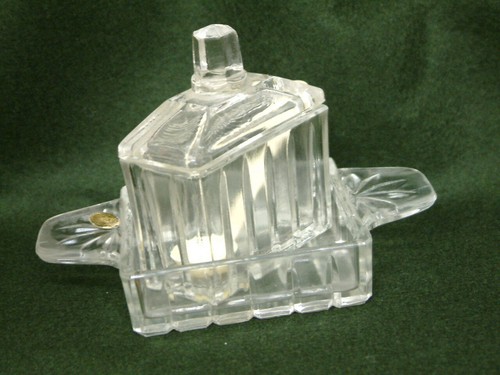 Glas teilig deckeldose - 3, senf