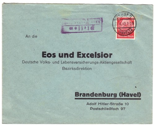 Landpoststempel poststelle - landpoststempel,,