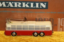 Eheim/Brawa O-Bus, Trolley-Bus, 3-Achser, rot, generalüberholt