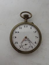 Silberne Herren Taschen Uhr um