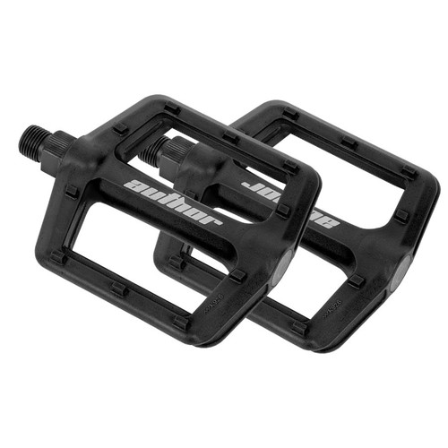 Fahrradpedale schwarz nylon - schwarz,