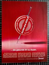 Scho-Ka-Kola gesunde Art zu dopen Original 1968 Vintage Advert Werbung Reklame #