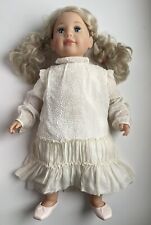 BURBERRY Kinder Designer Viskose & Seide Kleid Ecru Farbe 18 Monate 86 cm