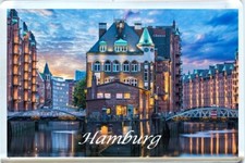 HAMBURG, DEUTSCHLAND KÜHLSCHRANKMAGNET-2