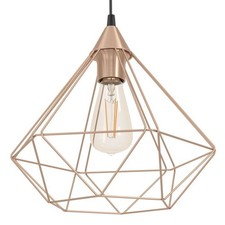 Eglo 33742 Lampenschirm Cage kupfer TARBES ohne Sockel und ohne Leuchtmittel