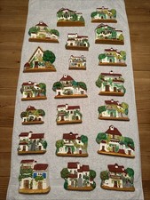 20x Spanische Keramik Häuschen Sammlung - mediterrane Deko / Souvenir Spanien