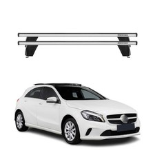 Menabo Dachträger Grundtäger für Mercedes A Klasse W176 2012-2018 75kg Silber 2x