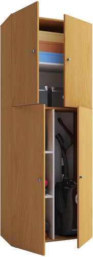 Holz besenschrank putzschrank - holz,