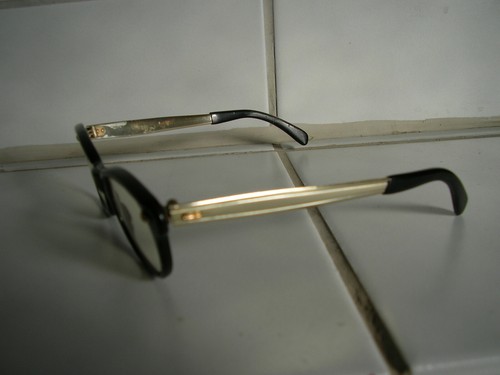 Vintage brille schwarz - vintage,