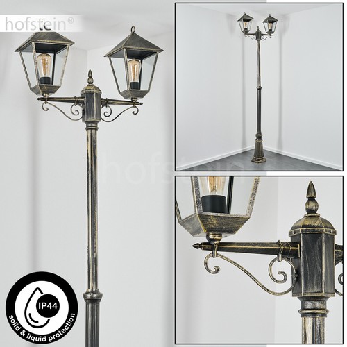 Außen steh lampe gold - außen, gold/schwarz