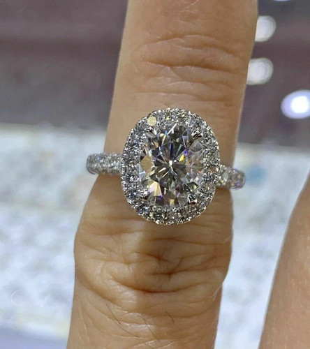 4ct ovalschliff lab created - ovalschliff,
