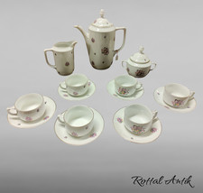 910252 bezaubernd altes formschönes  KAFFEESERVICE Schumann  15-tlg