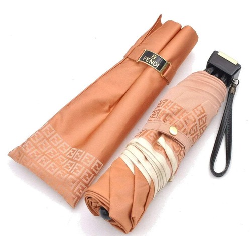 Fendi zucca umbrella orange - fendi,