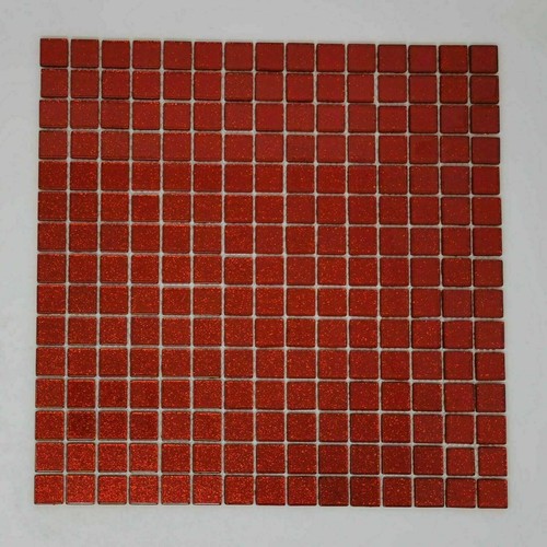 Glitzermosaik auf netz 20x20 - glitzermosaik,