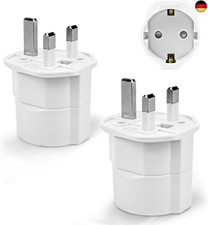 2 Stück Reiseadapter UK