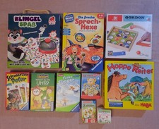 Spiele Paket?Kinder 3-8 Jahre?Brett-, Familien-, Kartenspiele - Sprech Hexe...