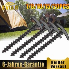 Zeltheringe Heringe Camping mit T-Griff für Outdoor Schraubheringe Sturmsicher