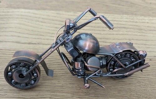 Motorrad aus metall - motorrad,