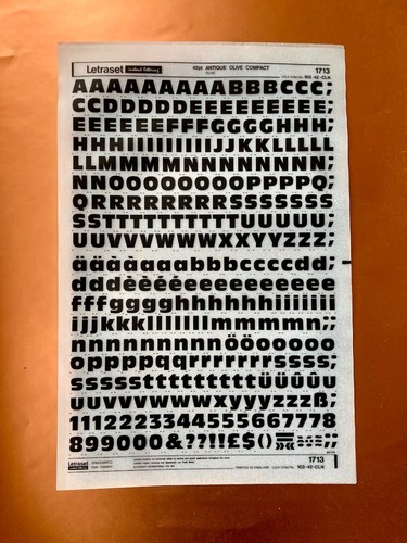 Letraset 1713 antique olive - 1713,