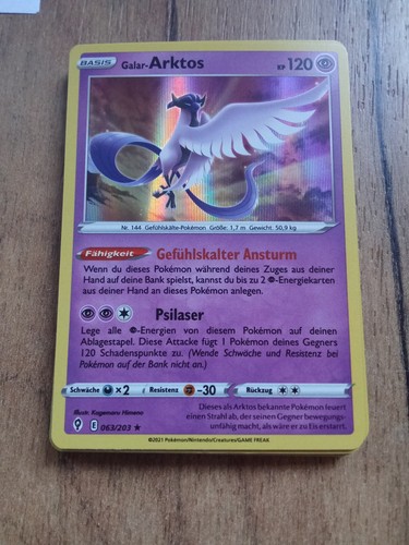 Pokemon holo karte galar - pokemon,
