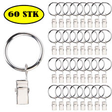 60 STK Metall Gardinenringe