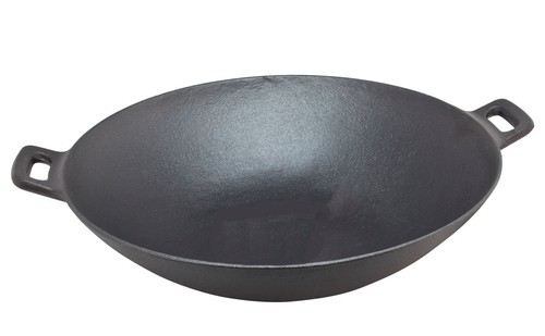 Gusseisen wok 36x11cm - gusseisen,