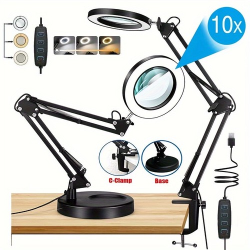 10x dioptrien lupenleuchte led - 10x,