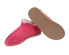 Lammfell leder mokassin - lammfell,