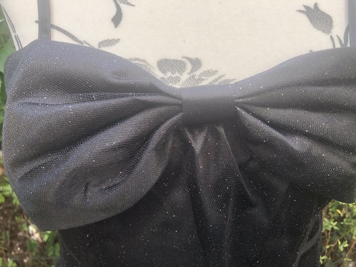 Langes schwarzes glitzerkleid - schwarzes,