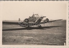 Foto, Luftwaffe, Flugzeug Junkers Ju 52 auf Feldflugplatz (MJ-46)1025