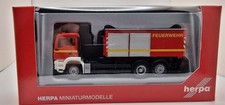 Herpa 048316 - Feuerwehr   MAN TGS M Abrollcontainer