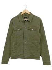 ZARA Herren Jeansjacke Oliv