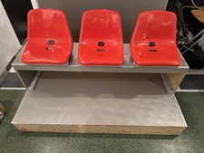 Deko Sportsbar Stadion Sitzbank 3 Sitze