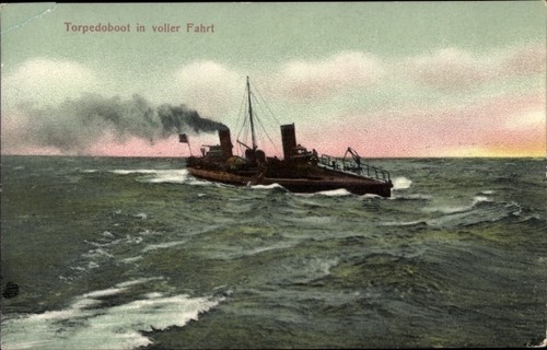 Deutsches kriegsschiff - ak,