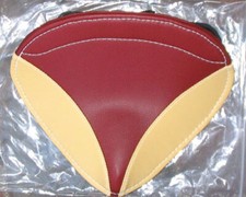 Satteldecke Sitzbezug rot/gelb