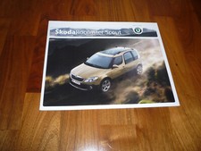 Skoda Roomster SCOUT Prospekt Brochure Depliant 10/2010