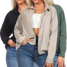 Sublevel Damen Cord Hemd Bluse