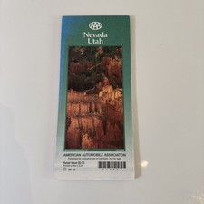 AAA Landkarte Nevada Utah Wanderkarte USA