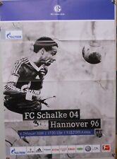 Schalke gegen Hannover 96 Poster Plakat 2014 Original Spielankündigung /34